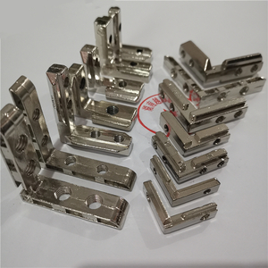 越海工业铝型材配件 自动化配件角槽连接件