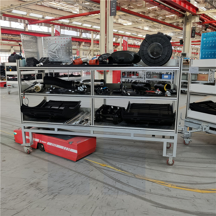 湖南自动化厂家 越海自动化 湖南AGV牵引车 工具车 铝型材制品 车间配套设施制品 金属制品